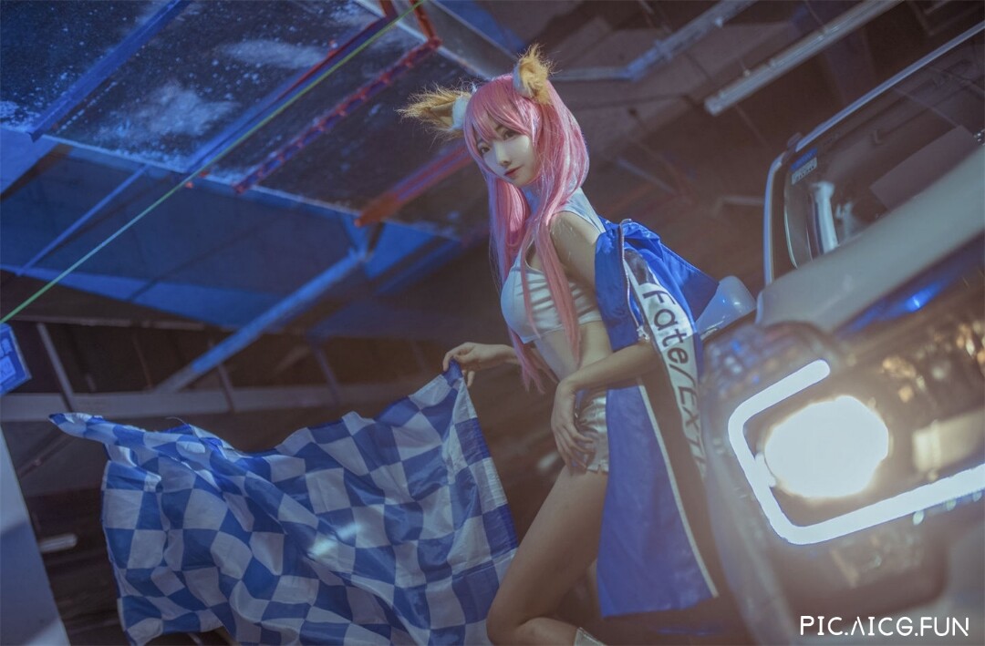 图片[7]-《Fate/EXTRA》玉藻前赛车Cosplay-凌貓博客