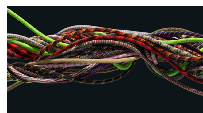 70个GSG编织绳索绳子材质贴图 编织绳子 octane/redshift /Arnold材质预设支持所有3D软件-海源博客网